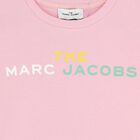 فستان بالشعار باللون الوردى, 1, hi-res