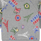 سويت شيرت أولاد هودي بالشعار باللون الرمادي, 1, hi-res