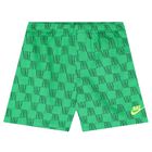 شورت بشعار أخضر للأولاد, 1, hi-res