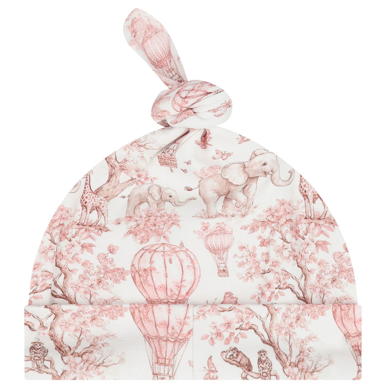 طقم هدايا ملابس أطفال بشعار افريقيا باللون الابيض والوردي للبنات , 1, hi-res