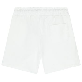 Boys White Logo Shorts