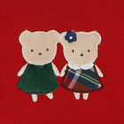 Baby Girls Red Bear & Tartan Dress, 1, hi-res