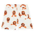 شورت أطفال بطبعة كرة باللون العاجي للأولاد, 1, hi-res