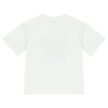 Boys White Logo T-Shirt