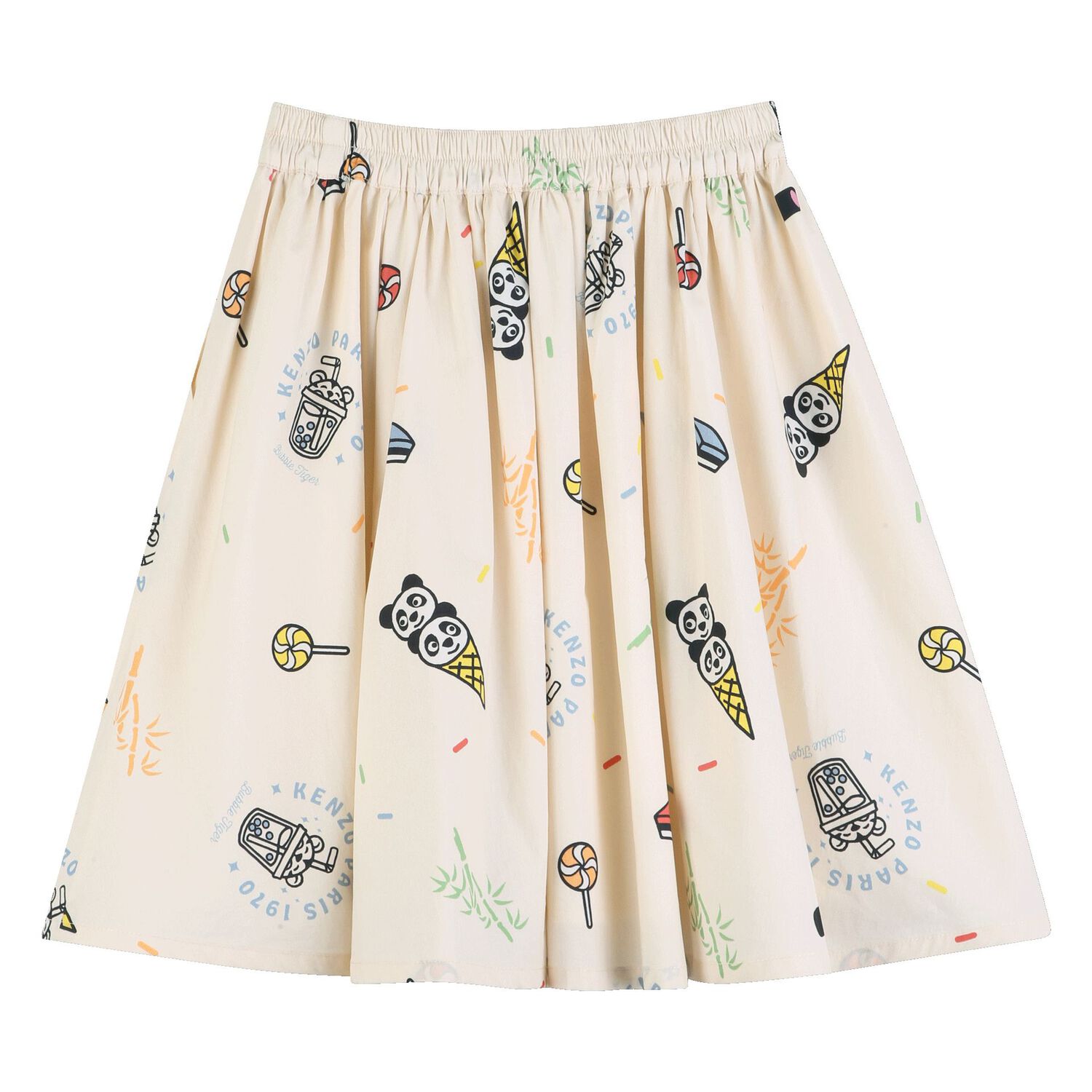 Girls Ivory Ice Cream & Candy Skirt, 1, hi-res