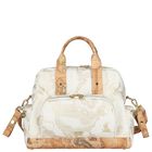 Ivory & Gold Geo Map Baby Changing Bag, 1, hi-res