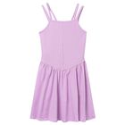 Girls Pink Ribbed Dress, 1, hi-res