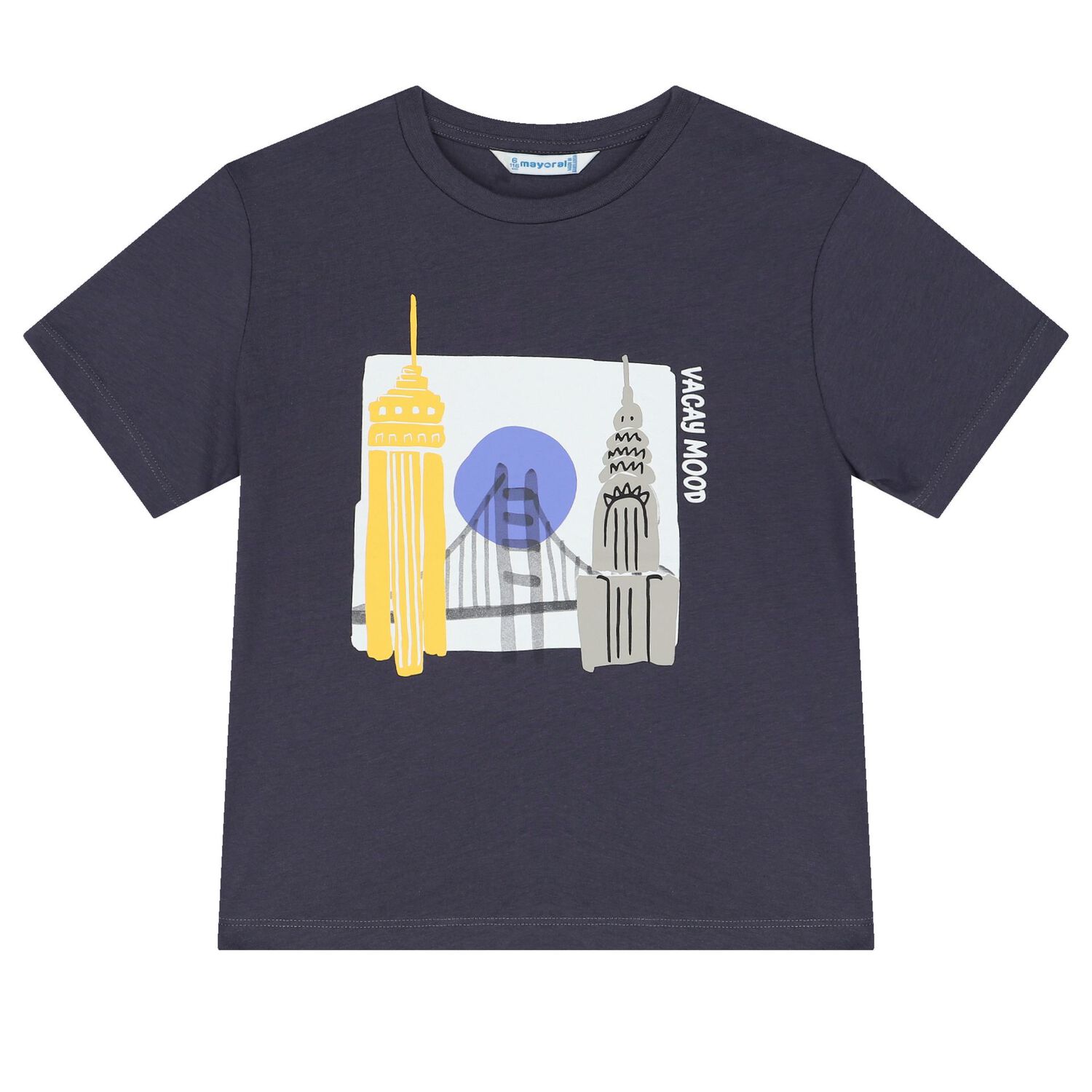 Boys Grey & White T-Shirts ( 2-Pack ), 2, hi-res