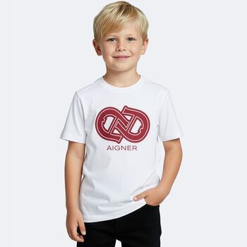 Boys White Logo T-Shirt