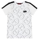 Boys White Logo T-Shirt, 1, hi-res