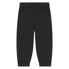 طقم تدريب أسود للأطفال الصغار مع شعار ابتسامة, 1, hi-res