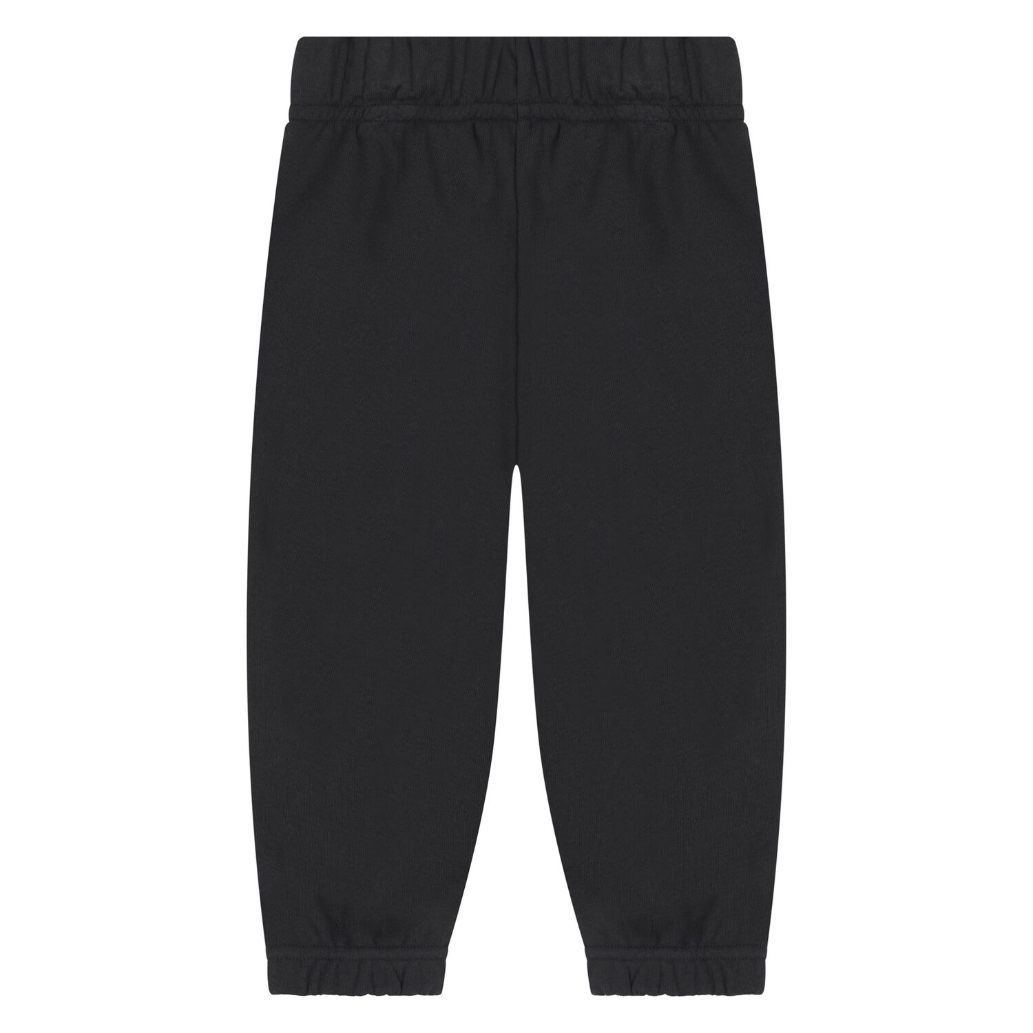 طقم تدريب أسود للأطفال الصغار مع شعار ابتسامة, 1, hi-res