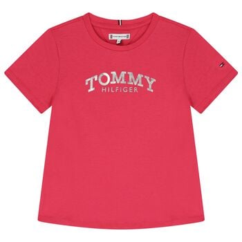 Girls Pink Logo T-Shirt