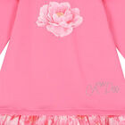 Girls Pink Floral Dress, 1, hi-res
