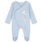 Baby Girls White & Blue Balloon Babygrow Gift Set, 2, hi-res