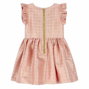 Girls Gold & Pink Dress