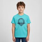 Boys Turquoise Logo T-Shirt, 1, hi-res