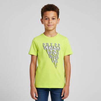 Boys Green Logo T-Shirt