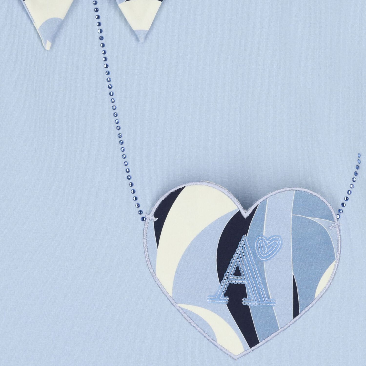 Girls Blue Swirl Dress, 1, hi-res