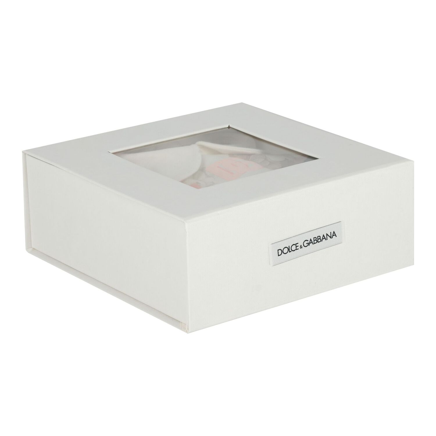 Baby Girls Ivory & Pink Floral Logo Romper Set, 1, hi-res