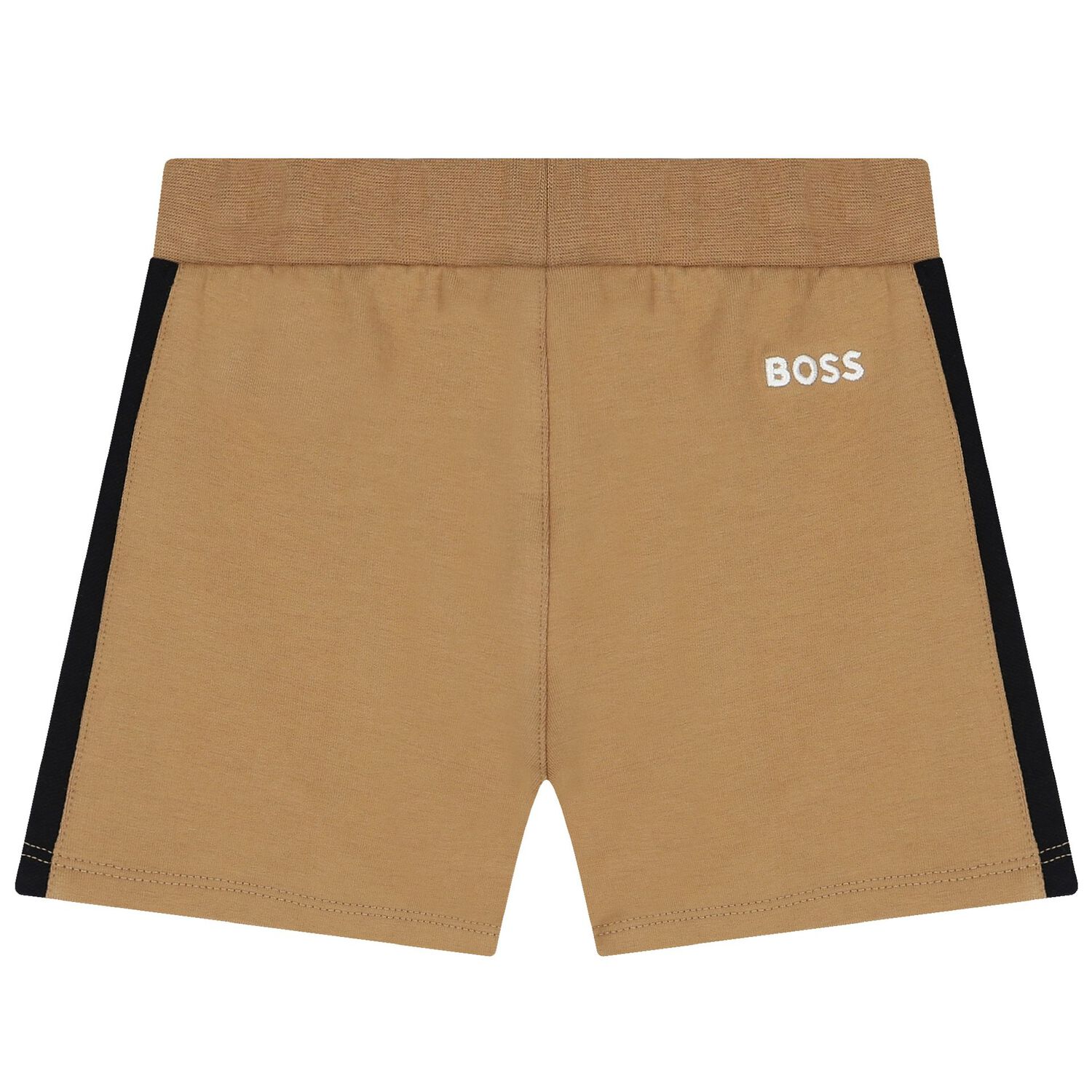 طقم أولاد شورت بولو باللون الأسود والبيج, 1, hi-res image number null