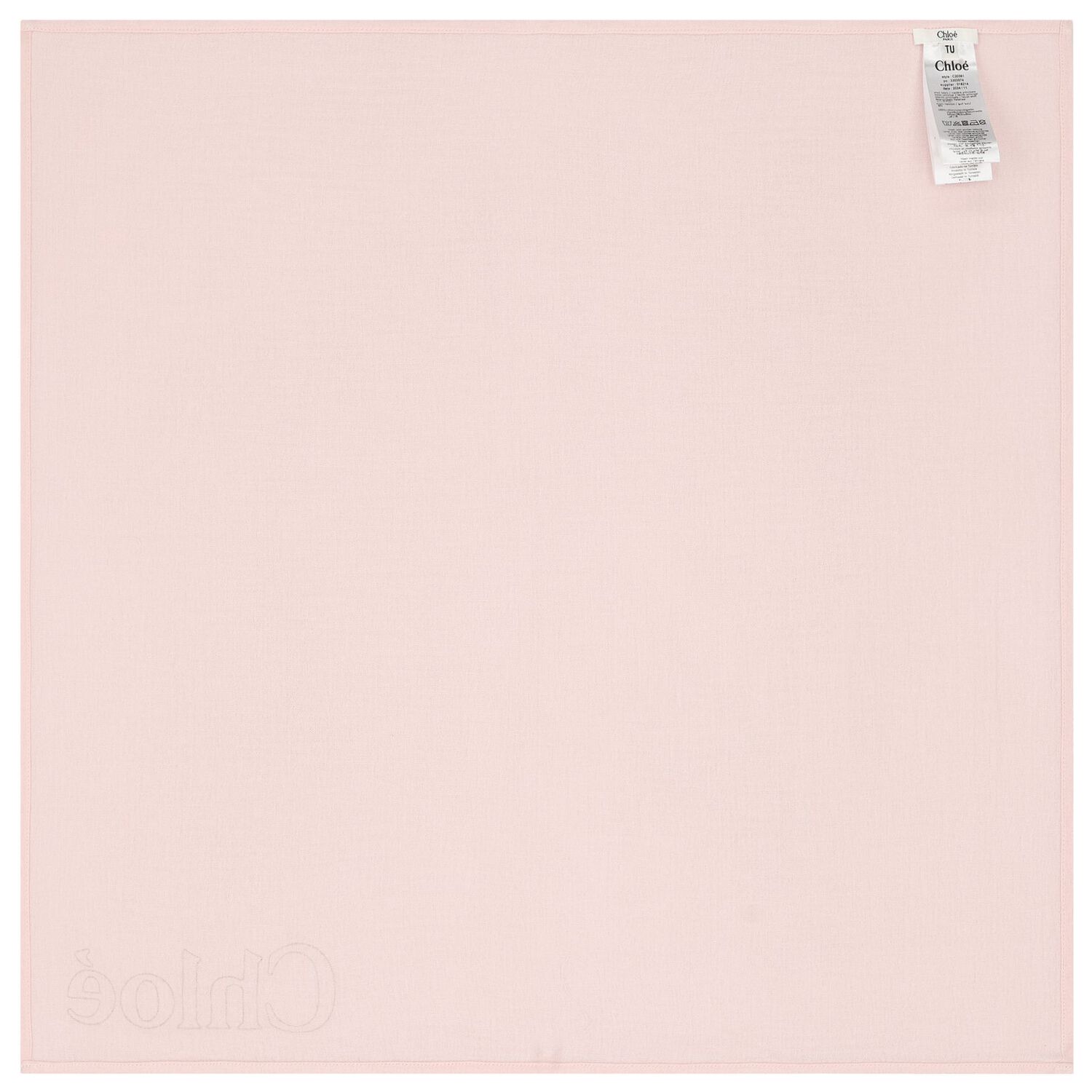 Baby Girls Ivory & Pink Logo Muslin Gift Set, 1, hi-res