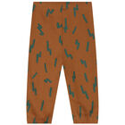 بنطلون رياضي أولاد باللون البني, 1, hi-res