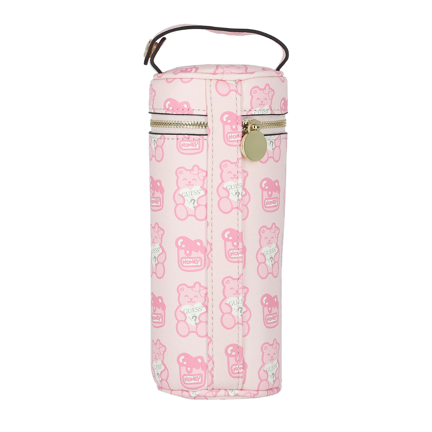 Baby Girls Pink Logo Bottle Bag, 2, hi-res