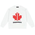 White Maple Leaf Logo Sweatshirt, 1, hi-res