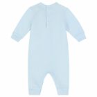 Baby Boys Blue Teddy Romper, 1, hi-res