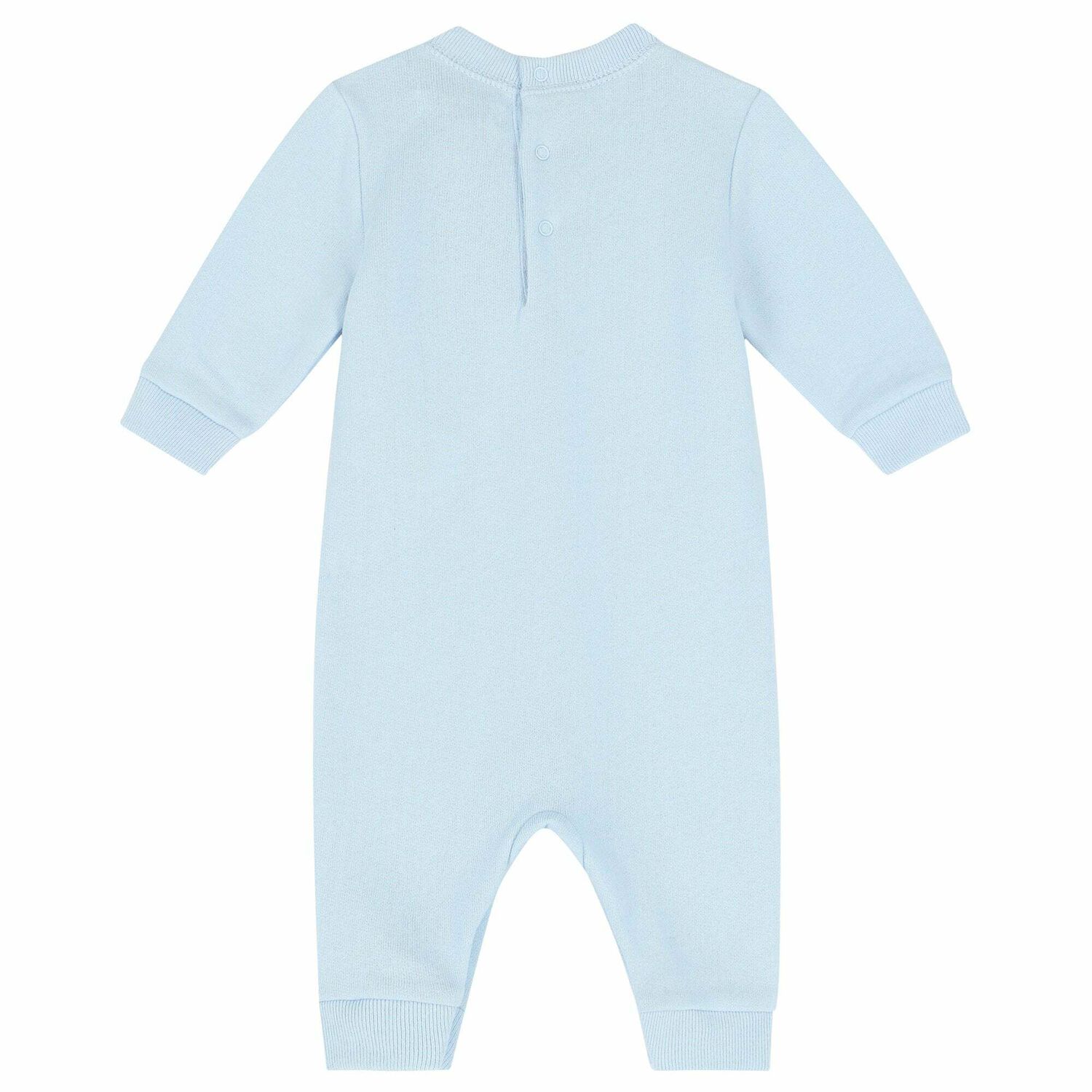 Baby Boys Blue Teddy Romper, 1, hi-res