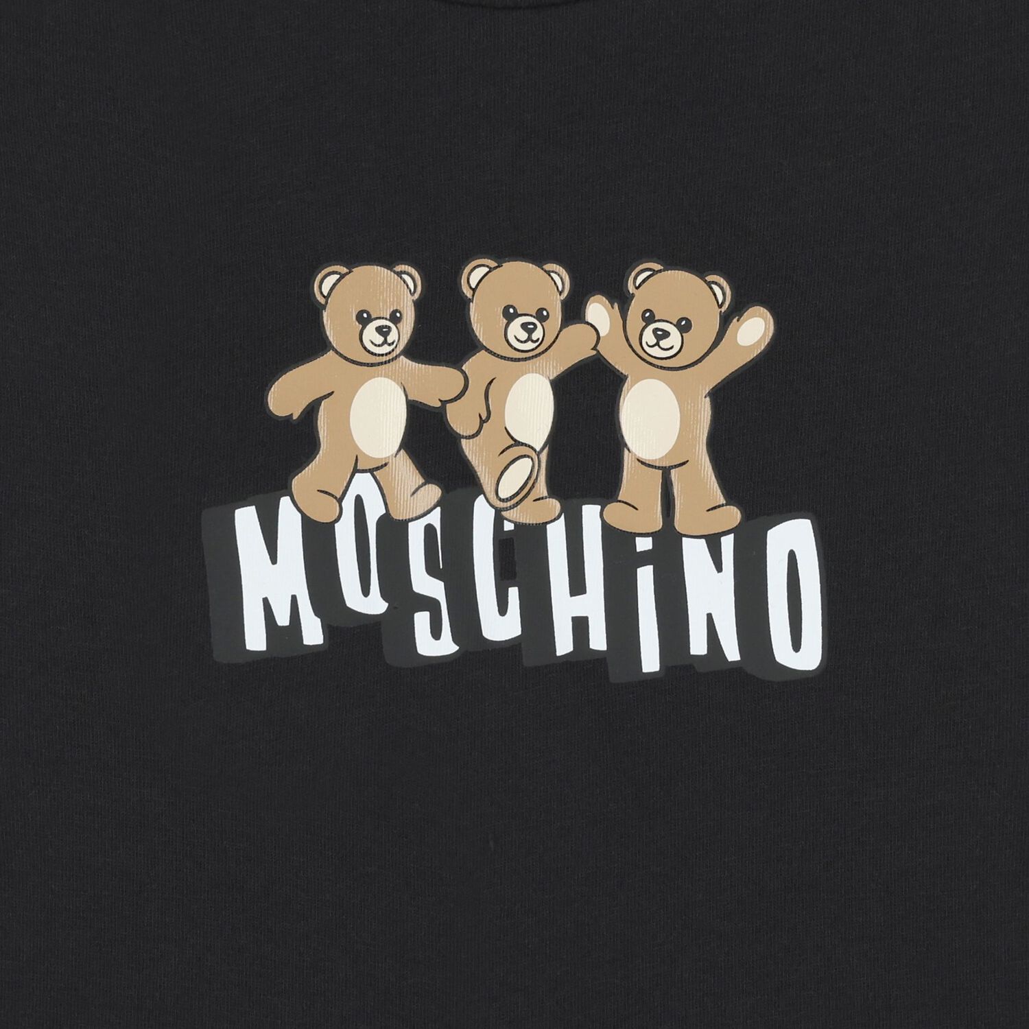 Younger Black Teddy Bear Shorts Set, 2, hi-res