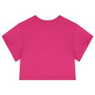 Girls Pink Logo T-Shirt, 2, hi-res