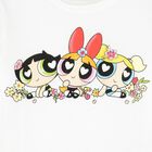 Girls White Powerpuff Girls Top, 1, hi-res