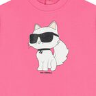 Younger Girls Pink Choupette Dress, 1, hi-res