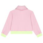 Girls Pink Ice Cream Zip-Up Top, 1, hi-res