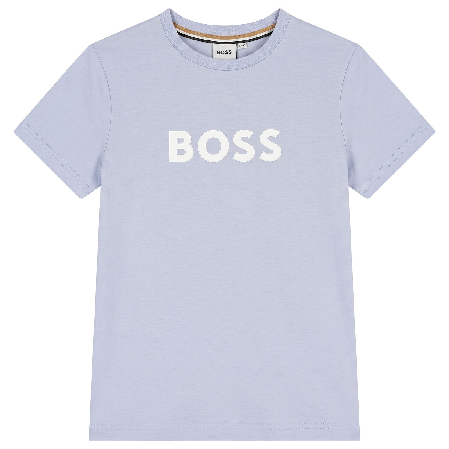 Boys Mini Me Blue Logo T-Shirt, 13, hi-res