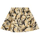 Girls Beige & Black Skirt, 1, hi-res