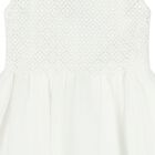 Girls White Lace Dress, 1, hi-res