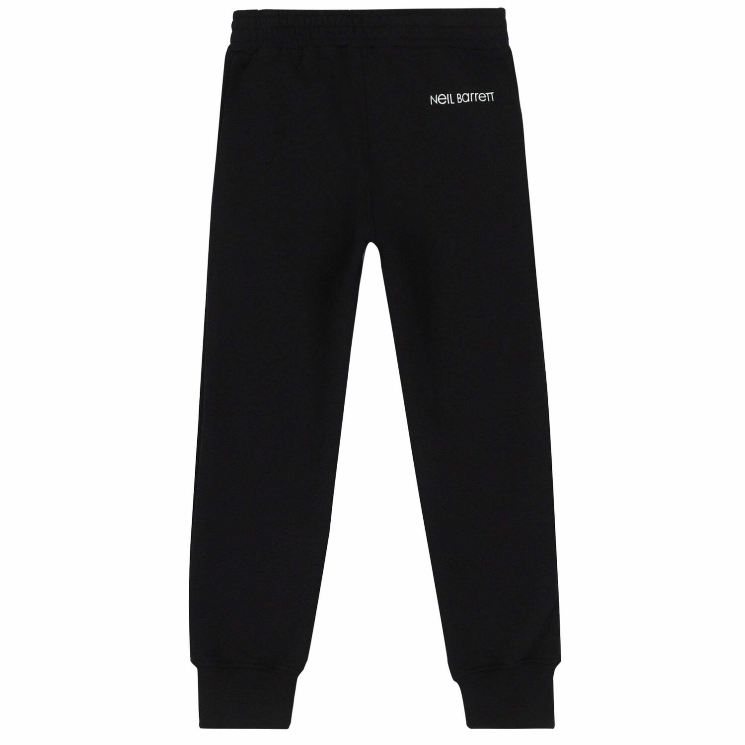 Boys Black Thunderbolt Joggers, 1, hi-res