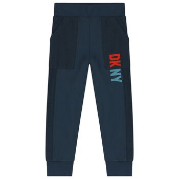 Boys Blue Logo Joggers