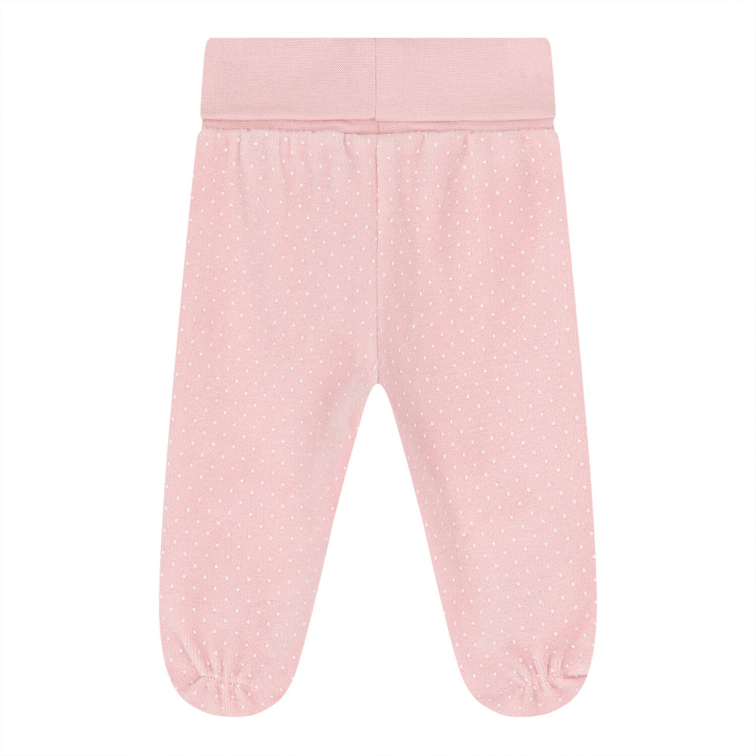 Baby Girls Pink Floral Motif 2 Piece Babygrow, 1, hi-res