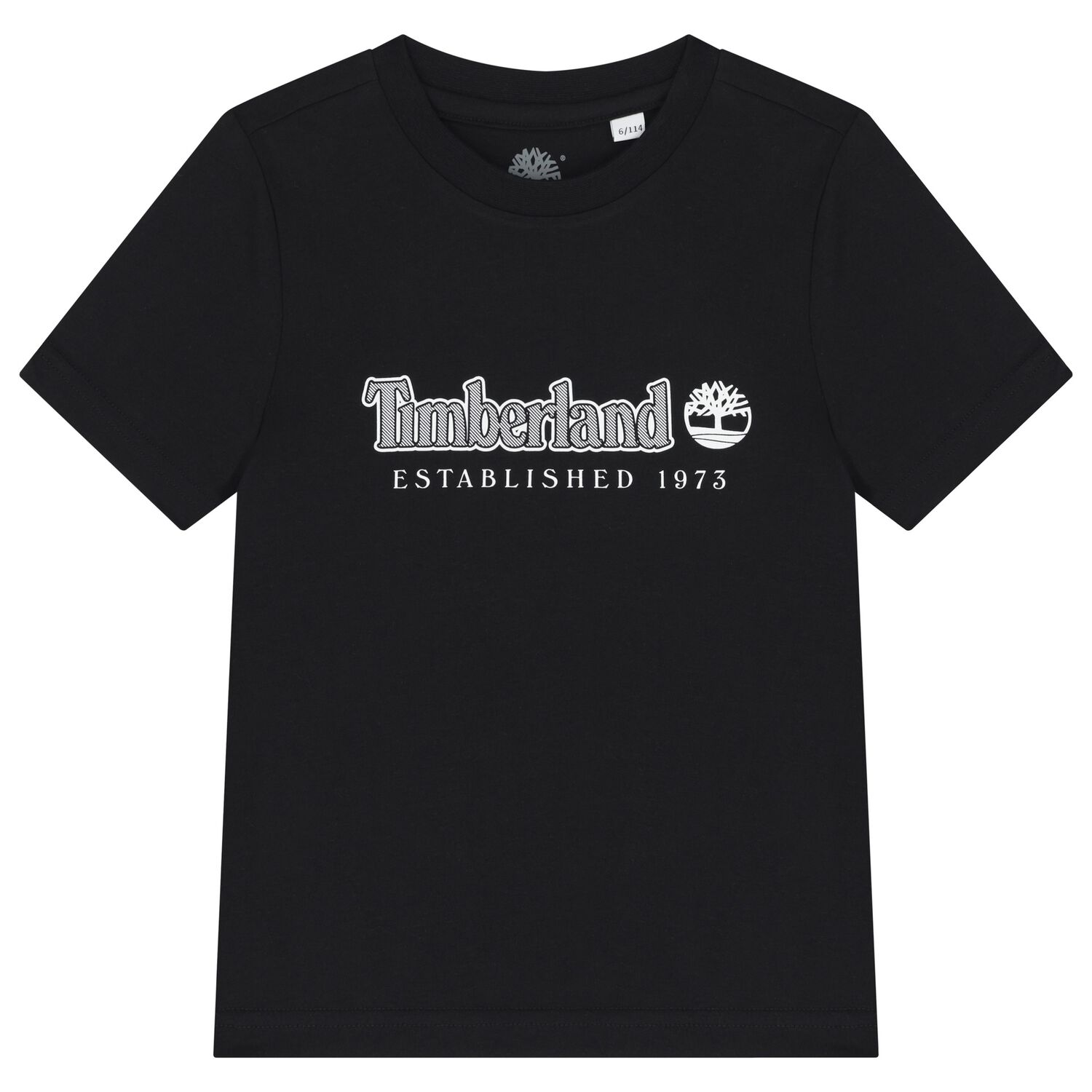 Boys Black Logo T-Shirt, 2, hi-res