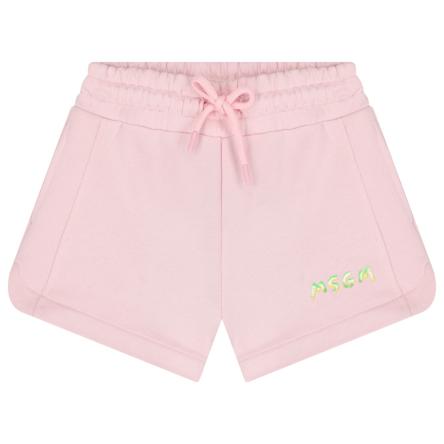 Girls Pink Logo Shorts, 1, hi-res