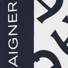 بطانية أولاد بالشعار باللون الأبيض و الكحلى, 3, hi-res