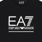 تيشيرت اولاد بالشعار باللون الاسود , 1, hi-res