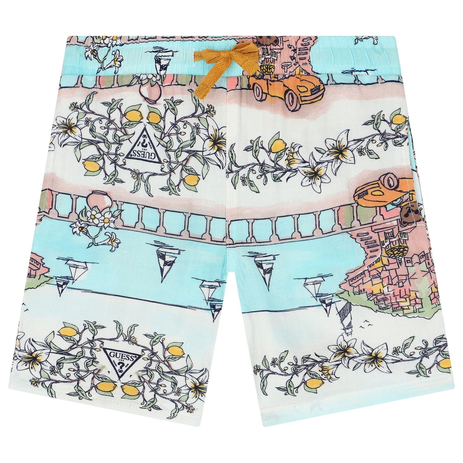 شورت أولاد بطبعة للعطلات, 1, hi-res