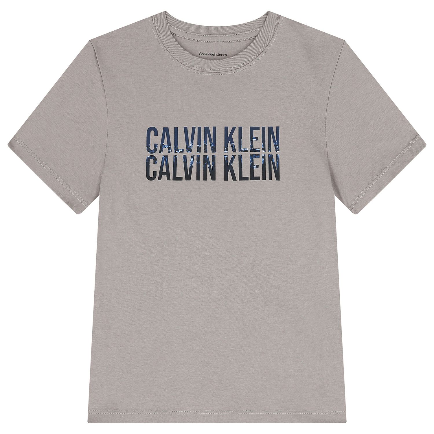 تي شيرت رمادي بشعار للأولاد, 2, hi-res image number null