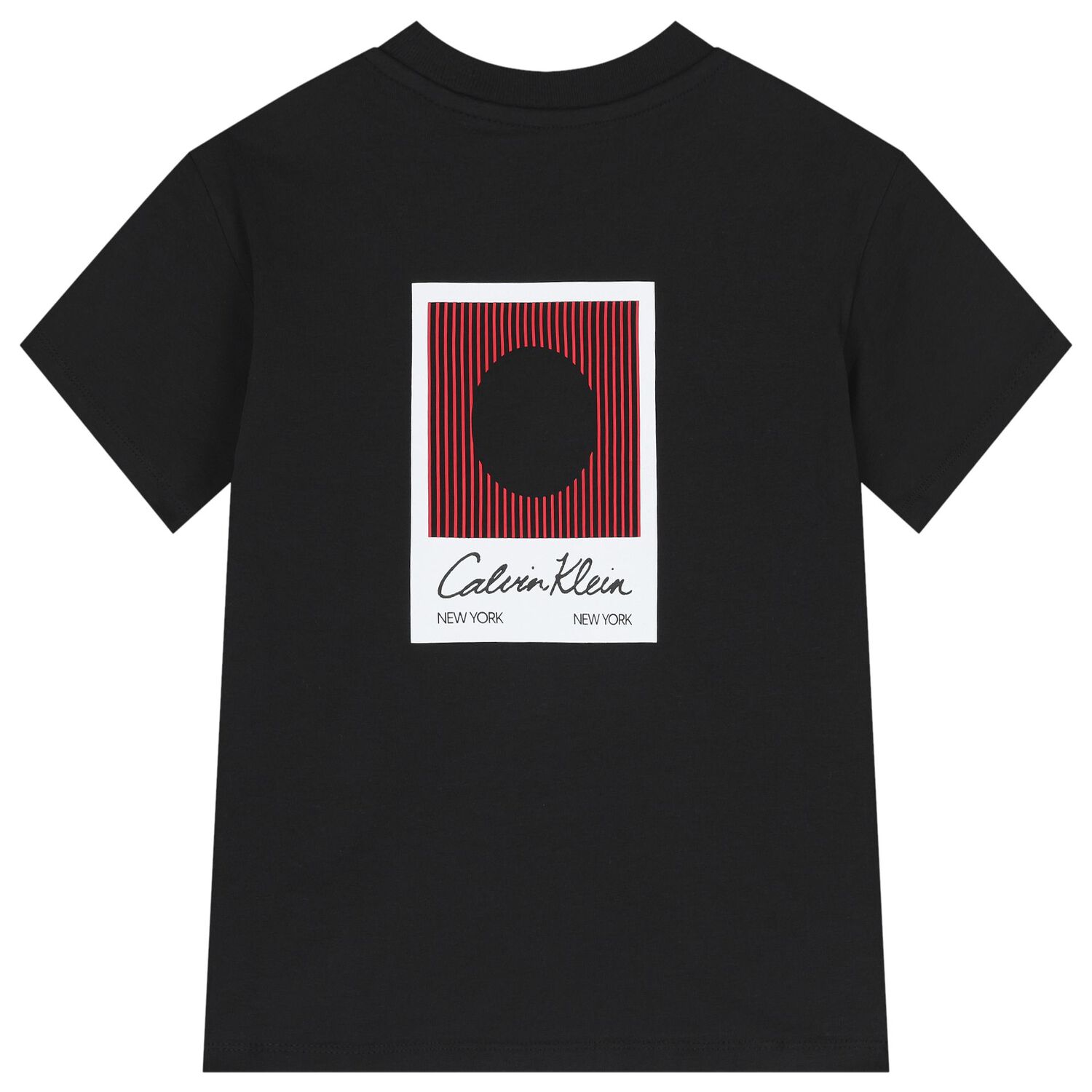 Boys Black Logo T-Shirt, 1, hi-res