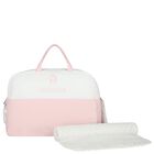 White & Pink Logo Baby Changing Bag, 3, hi-res